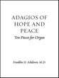 Adagios of Hope and Peace Organ sheet music cover